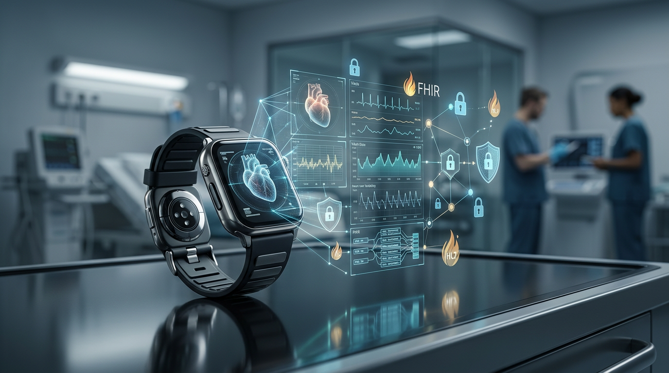 Wearables e Saúde Digital em 2026: Arquitetura, LGPD e Interoperabilidade FHIR V | EuNerd