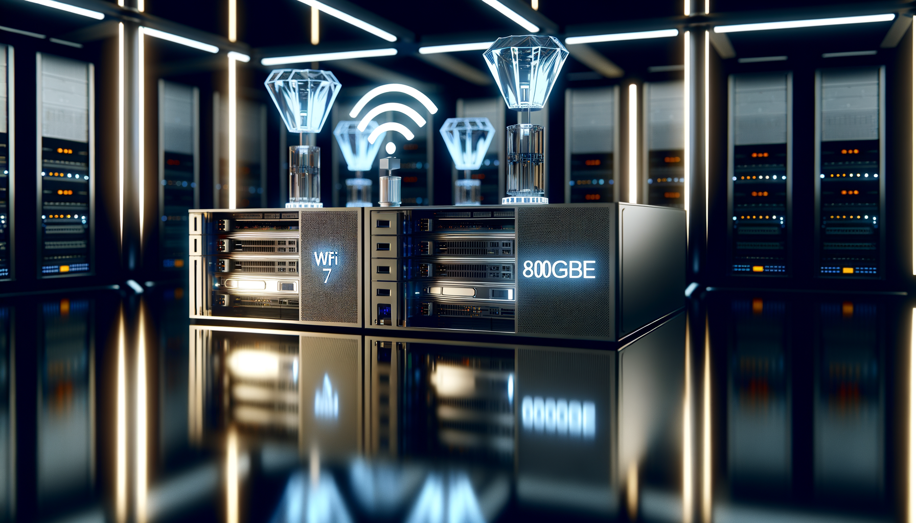 Infraestrutura corporativa com Wi‑Fi 7 e 800GbE em 2026