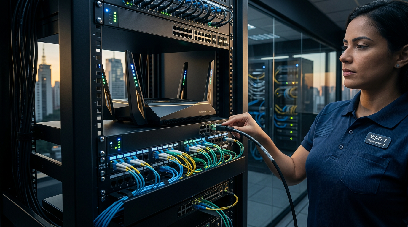 Wi-Fi 7 (802.11be) no Brasil em 2026: vale o upgrade corporativo agora? | EuNerd