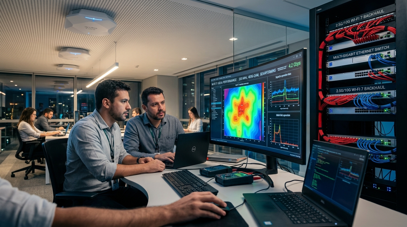 Wi‑Fi 7 no Brasil em 2026: Benchmarks Reais e Decisão Técnica para Empresas | EuNerd