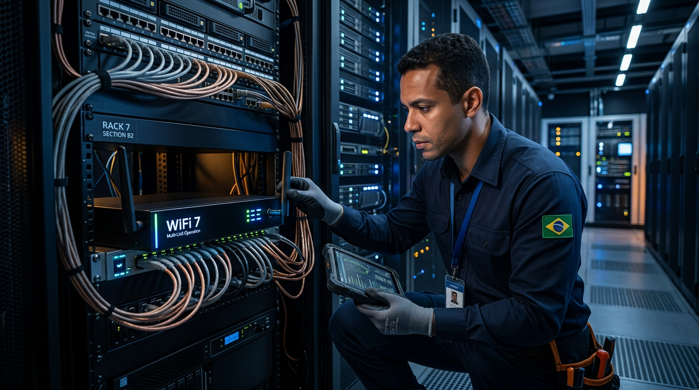 Wi-Fi 7 no Brasil em 2026: o que todo profissional de TI precisa dominar agora | EuNerd